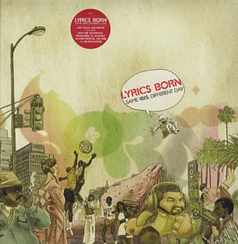 Lyrics Born Same !@#$ Different Day vinyl LP album (LP record) UK LYBLPSA322265
