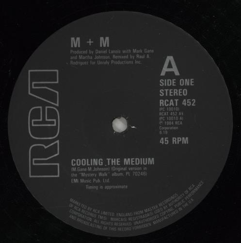M+M Cooling The Medium 12" vinyl single (12 inch record / Maxi-single) UK N6M12CO877107