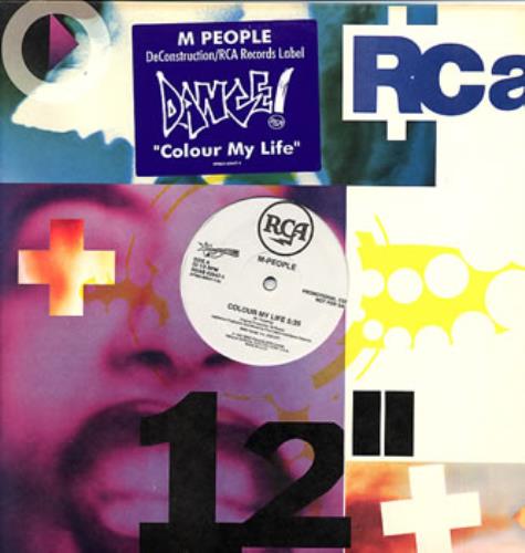 M-People Colour My Life 12" vinyl single (12 inch record / Maxi-single) US MPE12CO42143