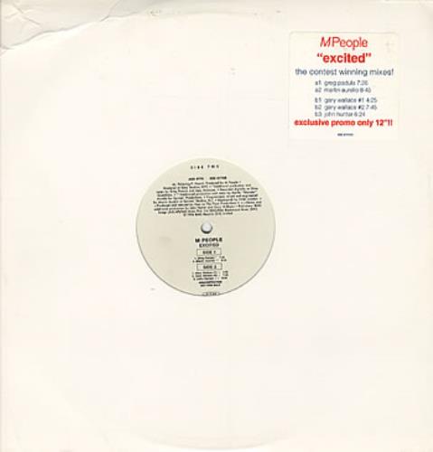 M-People Excited 12" vinyl single (12 inch record / Maxi-single) US MPE12EX67629