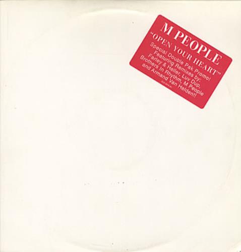 M-People Open Your Heart - Double Pack 12" vinyl single (12 inch record / Maxi-single) US MPE12OP43187