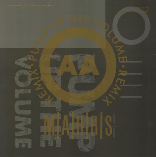 M.A.R.R.S. Pump Up The Volume [Remix] 12" vinyl single (12 inch record / Maxi-single) UK MRS12PU55252