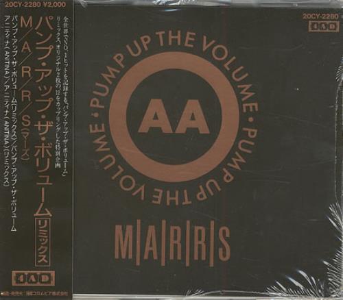 M.A.R.R.S. Pump Up The Volume CD single (CD5 / 5") Japanese MRSC5PU407518