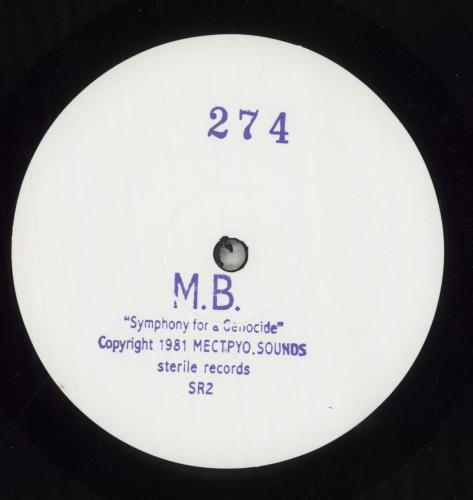 M.B. Symphony For A Genocide vinyl LP album (LP record) UK 7ODLPSY856033