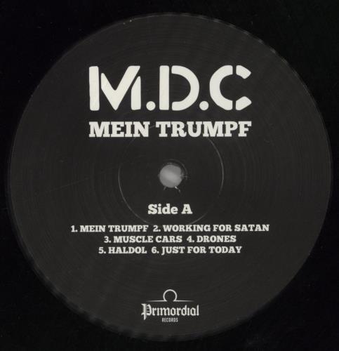 M.D.C. Mein Trumpf vinyl LP album (LP record) US QBFLPME858681