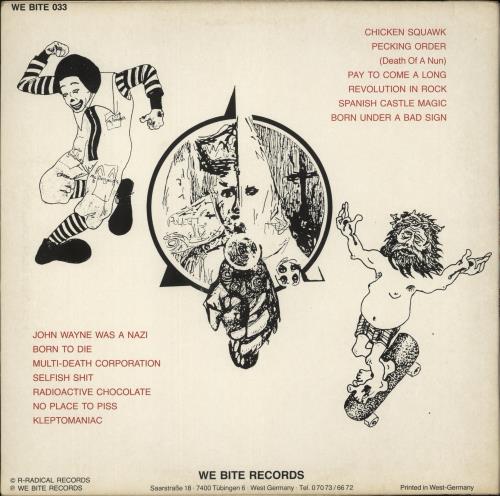 M.D.C. More Dead Cops 1981-1987 vinyl LP album (LP record) German QBFLPMO863565