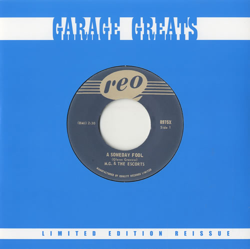 M.G. & The Escorts A Someday Fool 7" vinyl single (7 inch record / 45) UK ESX07AS452221