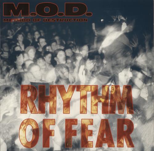 M.O.D. Rhythm Of Fear vinyl LP album (LP record) UK M7ZLPRH831002