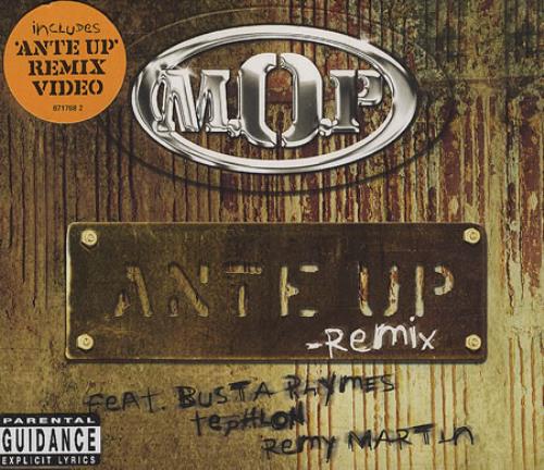 M.O.P. Ante Up Remix CD single (CD5 / 5") European MOPC5AN277384