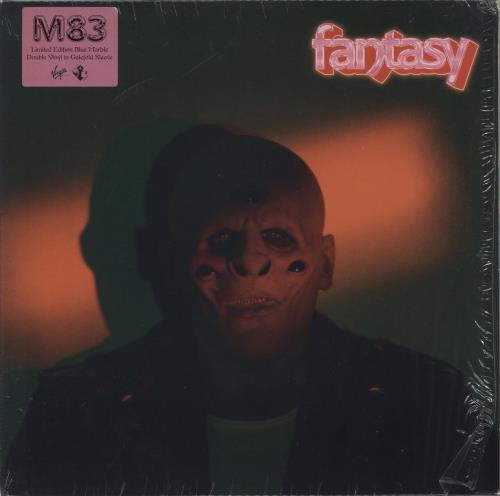 M83 Fantasy - Blue Marbled Vinyl + Opened Shrink 2-LP vinyl record set (Double LP Album) UK M832LFA872651