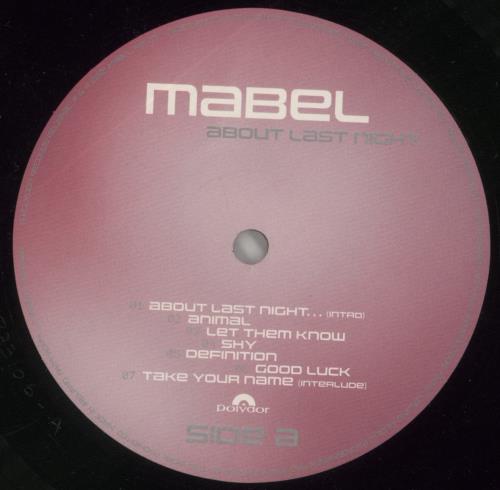 Mabel About Last Night - EX vinyl LP album (LP record) UK 2PDLPAB861239