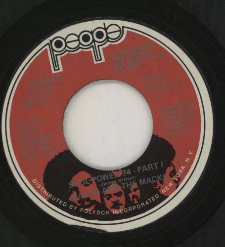 Maceo & The Macks Soul Power 74 7" vinyl single (7 inch record / 45) US CKS07SO681487