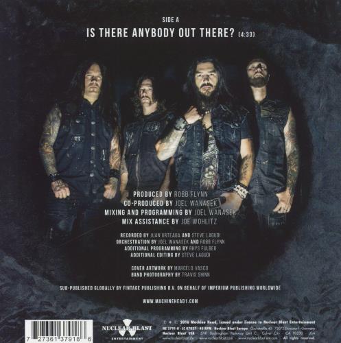 Machine Head Is There Anybody Out There? 7" vinyl picture disc (7 inch picture disc single) UK MHE7PIS823758