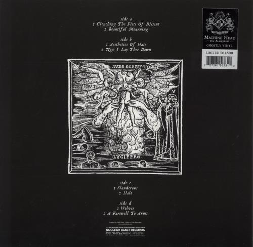 Machine Head The Blackening - Ghostly Black Vinyl 2-LP vinyl record set (Double LP Album) US MHE2LTH872930