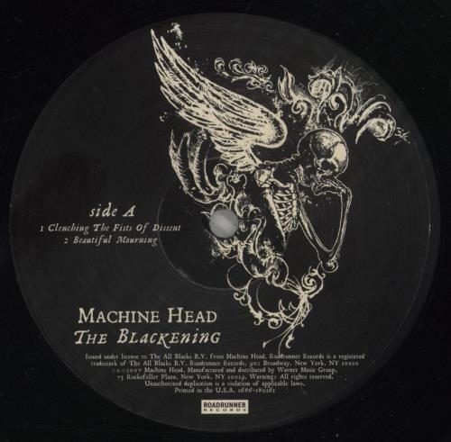 Machine Head The Blackening 2-LP vinyl record set (Double LP Album) US MHE2LTH880155