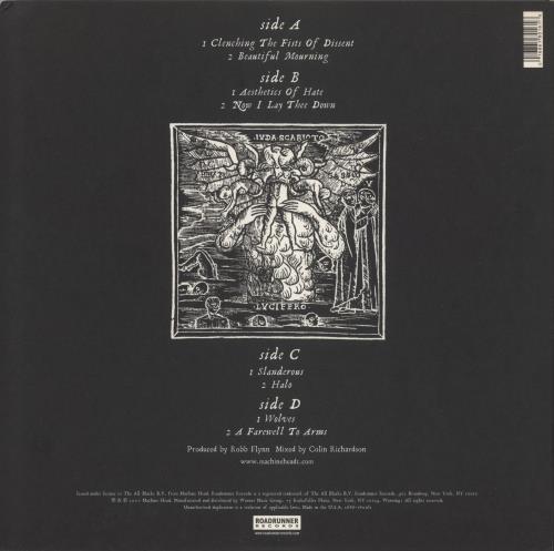 Machine Head The Blackening 2-LP vinyl record set (Double LP Album) US MHE2LTH880155