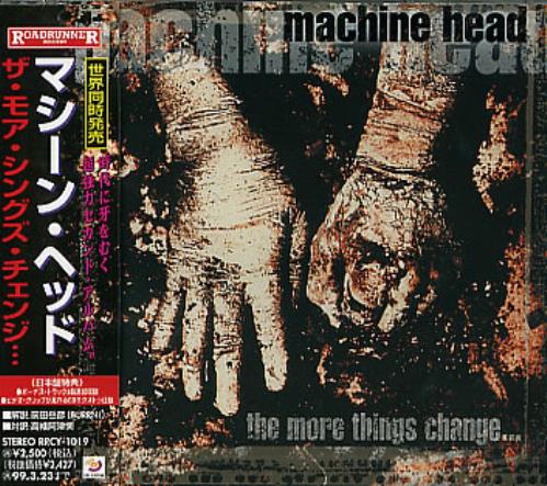 Machine Head The More Things Change CD album (CDLP) Japanese MHECDTH84285