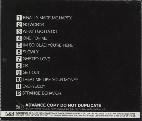 Macy Gray Big CD-R acetate US MYGCRBI401635