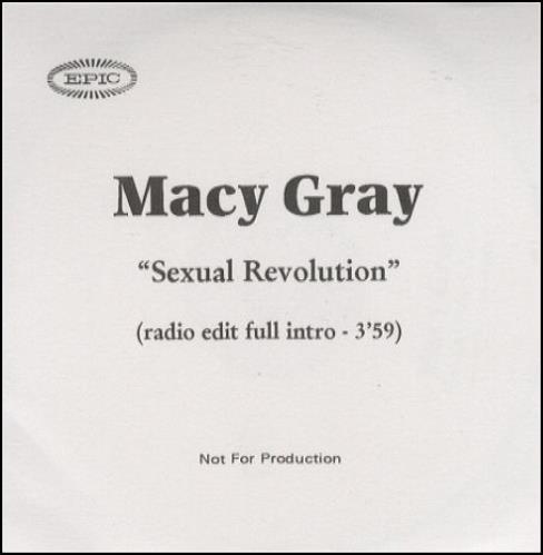 Macy Gray Sexual Revolution CD-R acetate UK MYGCRSE199733