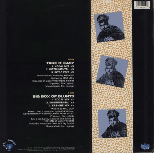 Mad Lion Take It Easy 12" vinyl single (12 inch record / Maxi-single) US Y8D12TA758556