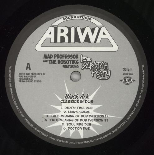 Mad Professor Black Ark Classics in Dub vinyl LP album (LP record) UK MDPLPBL885743