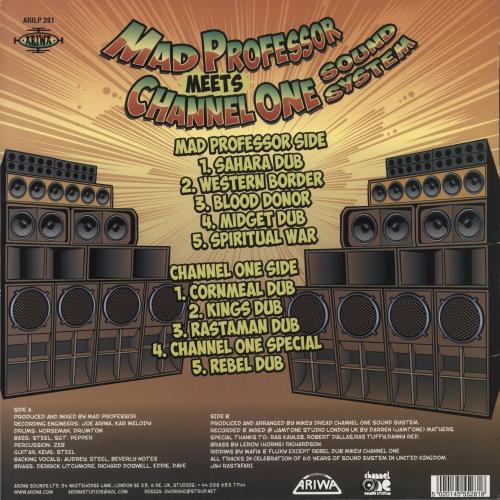 Mad Professor Mad Professor Meets Channel One Sound System vinyl LP album (LP record) UK MDPLPMA885723