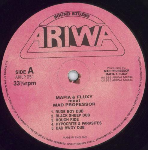 Mad Professor Mafia & Fluxy Meet Mad Professor vinyl LP album (LP record) UK MDPLPMA818449