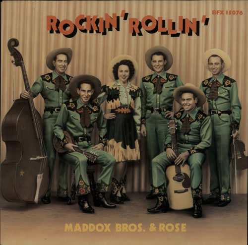 Maddox Bros Rockin' Rollin' vinyl LP album (LP record) German N2ELPRO617512