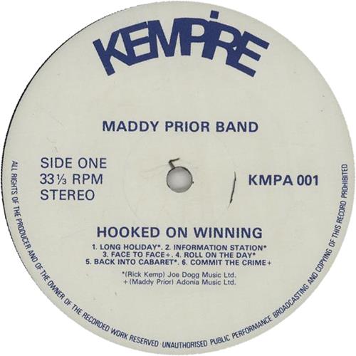 Maddy Prior Hooked On Winning vinyl LP album (LP record) UK YDDLPHO646914