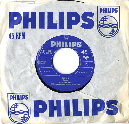 Madeline Bell Hold It 7" vinyl single (7 inch record / 45) UK MB207HO552796