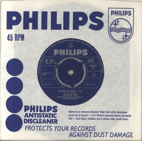 Madeline Bell Picture Me Gone 7" vinyl single (7 inch record / 45) UK MB207PI296597
