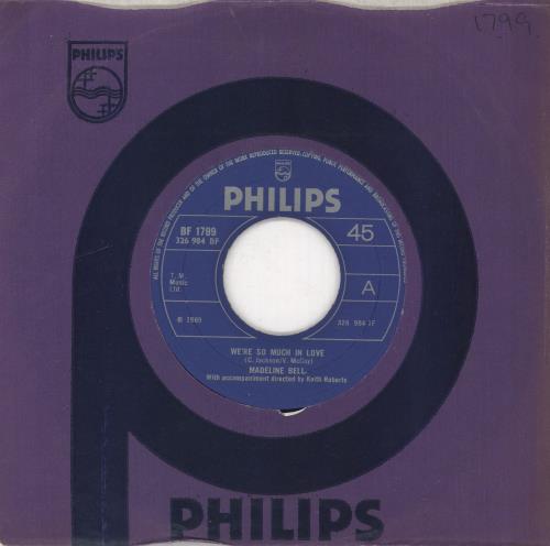 Madeline Bell We're So Much In Love 7" vinyl single (7 inch record / 45) UK MB207WE296854