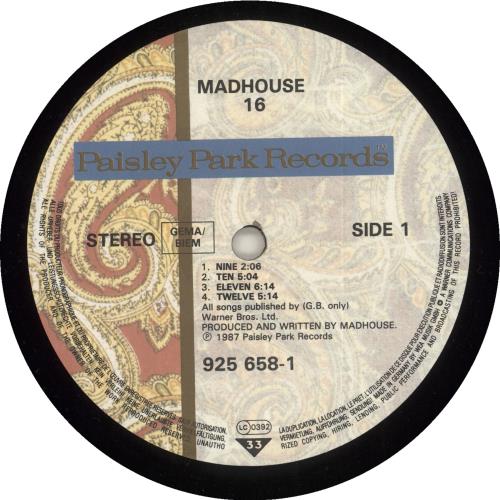 Madhouse 16 - Sixteen vinyl LP album (LP record) German HSELPSI517792