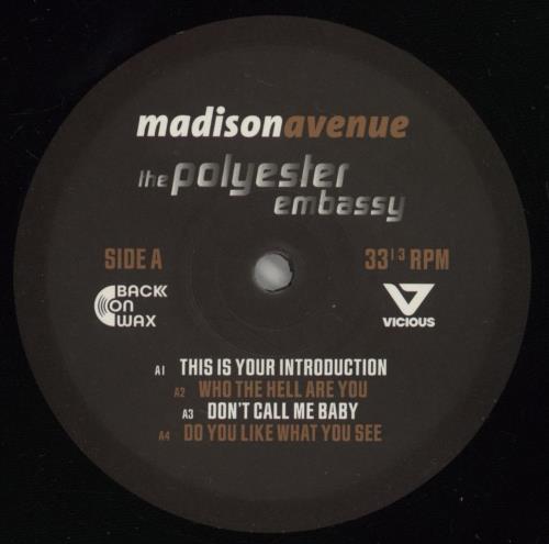 Madison Avenue The Polyester Embassy - RSD 2023 2-LP vinyl record set (Double LP Album) UK MVI2LTH881010