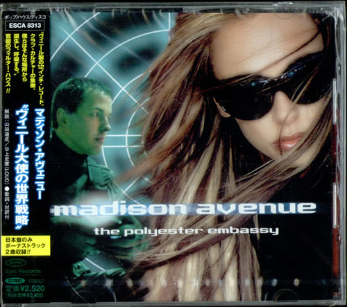 Madison Avenue The Polyester Embassy CD album (CDLP) Japanese MVICDTH518079