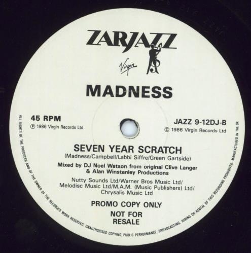 Madness (Waiting For) The Ghost Train 12" vinyl single (12 inch record / Maxi-single) UK MDN12WA798699