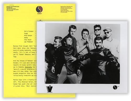 Madness Absolutely media press pack US MDNPPAB388797