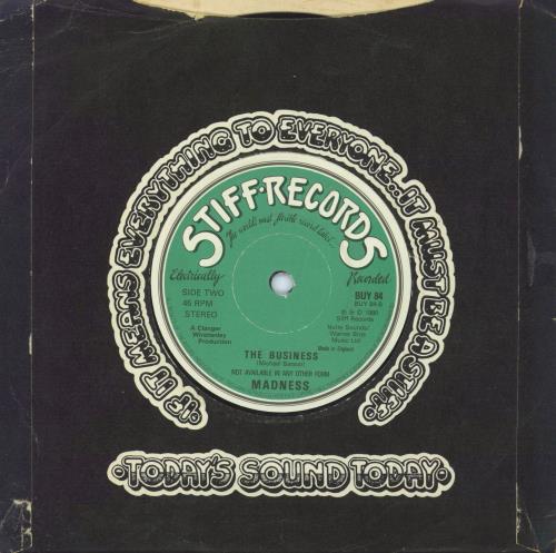 Madness Baggy Trousers - 1st - Green 7" vinyl single (7 inch record / 45) UK MDN07BA800984