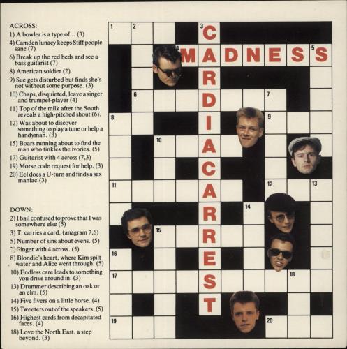 Madness Cardiac Arrest - 1st - P/S 7" vinyl single (7 inch record / 45) UK MDN07CA643644