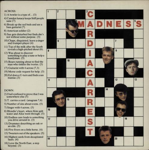 Madness Cardiac Arrest - A-Label + P/S 7" vinyl single (7 inch record / 45) UK MDN07CA643647