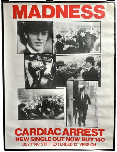 Madness Cardiac Arrest - Poster poster UK MDNPOCA870329