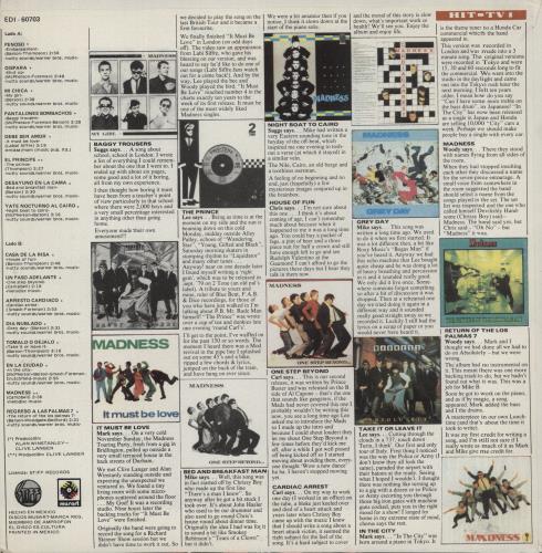 Madness Complete Madness vinyl LP album (LP record) Mexican MDNLPCO881741