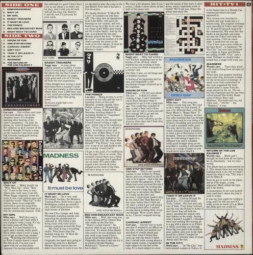 Madness Complete Madness vinyl LP album (LP record) Swedish MDNLPCO881743