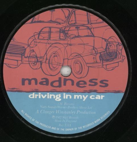Madness Driving In My Car 7" vinyl single (7 inch record / 45) UK MDN07DR46336