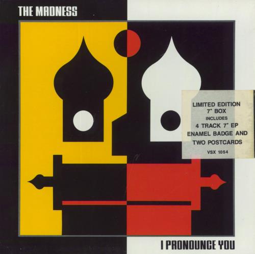 Madness I Pronounce You - Box Set 7" single box set UK MDN7XIP20380