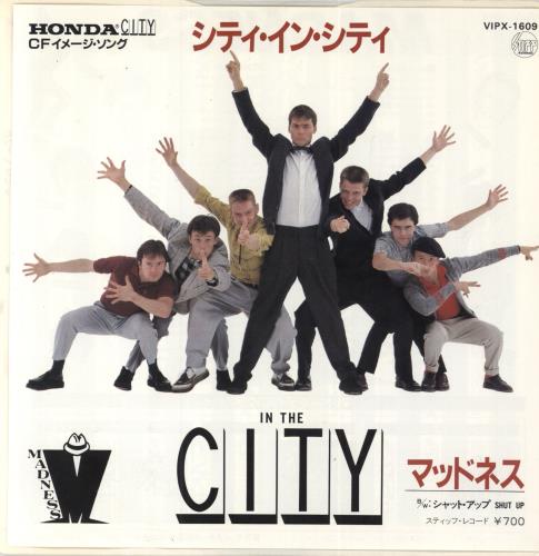 Madness In The City 7" vinyl single (7 inch record / 45) Japanese MDN07IN202031