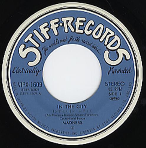 Madness In The City 7" vinyl single (7 inch record / 45) Japanese MDN07IN29915