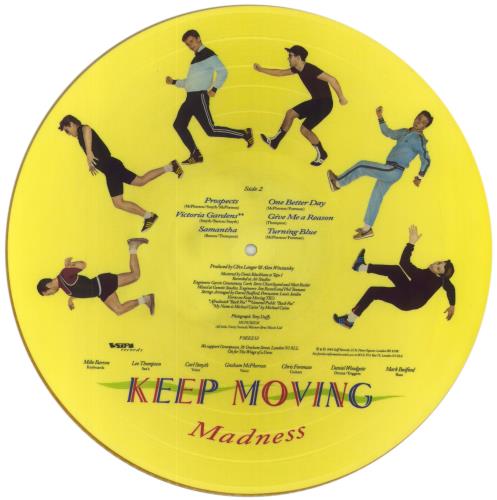 Madness Keep Moving picture disc LP (vinyl picture disc album) UK MDNPDKE50597