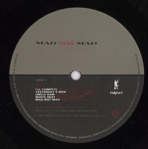 Madness Mad Not Mad vinyl LP album (LP record) UK MDNLPMA116650