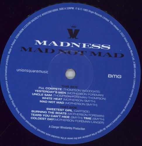 Madness Mad Not Mad vinyl LP album (LP record) UK MDNLPMA837135